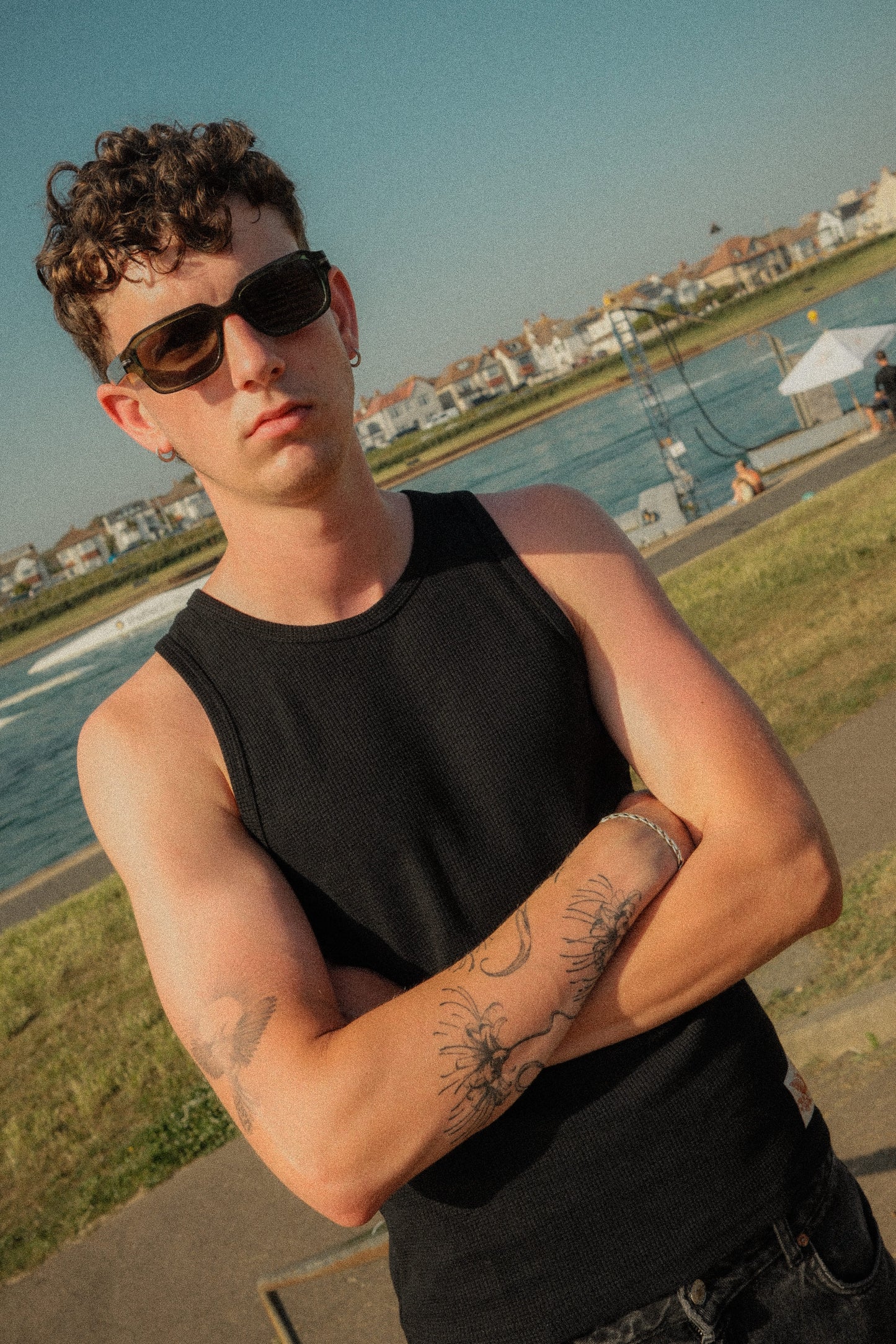 Black vest